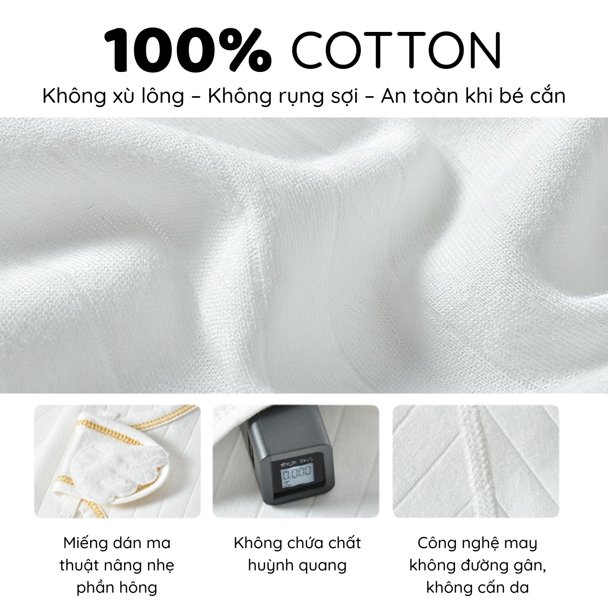 Set quà tặng quần áo sơ sinh TuomaKids 16 món cho bé 0 - 3m - Ảnh 5