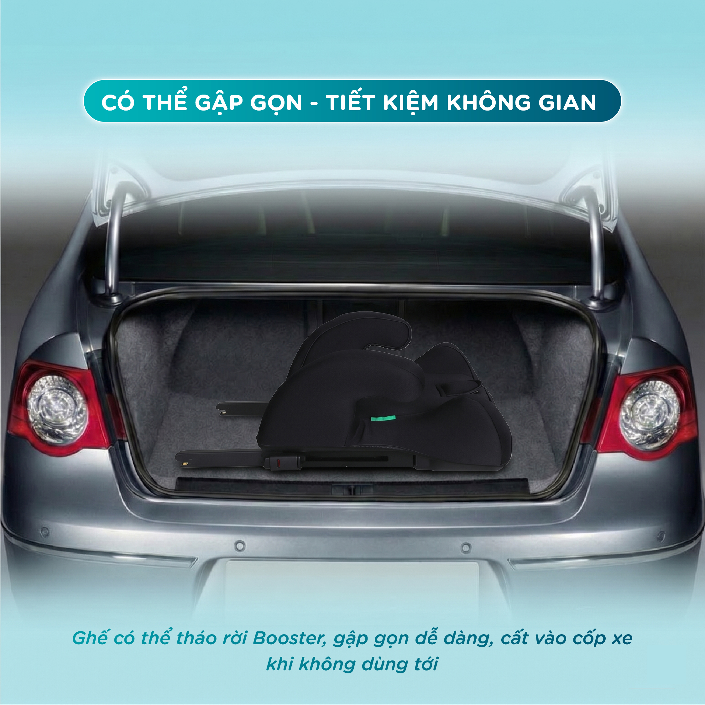 Ghế ô tô trẻ em Miuna Mi300pro Đạt chuẩn i-Size, Lắp đặt ISOFIX (9m-12y) - Ảnh 5